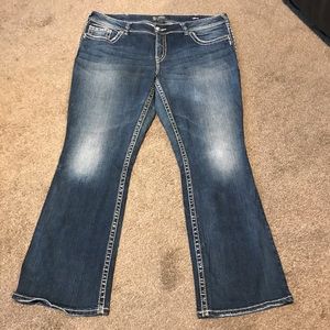 Silver Suki Jeans! Size 20, Length 32
